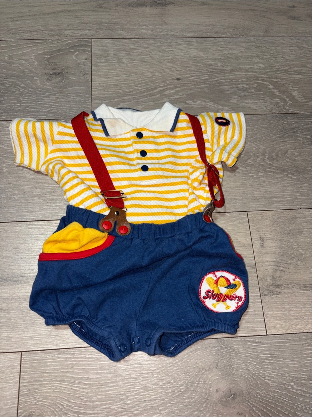 happy baby baseball outfit